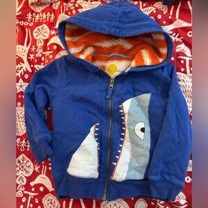 Mini Boden sherpa lined hoodie 2/3